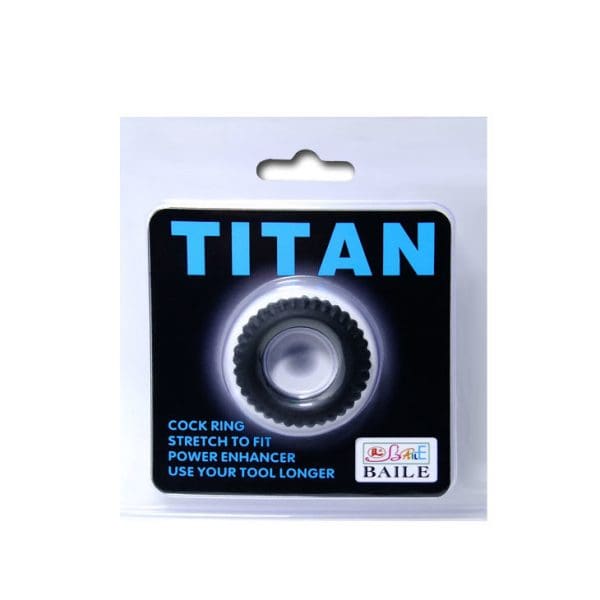 BAILE - TITAN COCKRING BLACK 1.9 CM 5